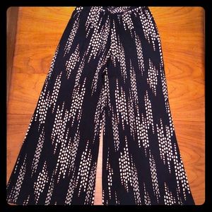 Anthropologie wide leg pants